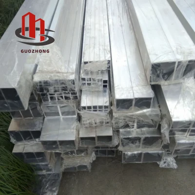 GB Standard 6063-T5 tubo quadrato in alluminio senza saldatura a parete sottile