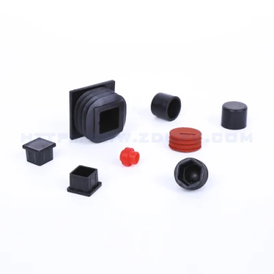 Produttore OEM tappo con foro in plastica per tubi di forma rotonda/quadrata, cappucci terminali in plastica per gamba per sedia