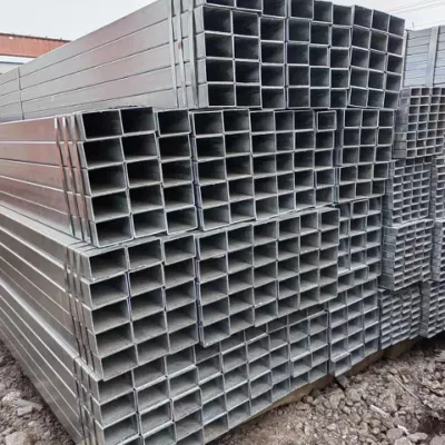 Dimensioni tubo in acciaio quadrato zincato a caldo/pre-galvanizzato DIP Da 20 X 20 a 100 X 100