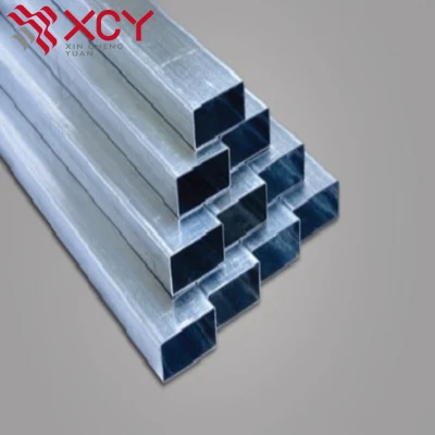 Tubo/tubo in acciaio zincato caldo laminato a freddo di alta qualità Tubo/tubo in ferro di carbonio rotondo/quadrato/rettangolo tubo/tubo in acciaio zincato tubo