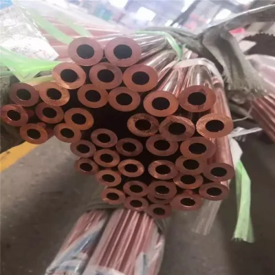 Tubo di rame stampato dritto quadrato realizzato in Cina su misura