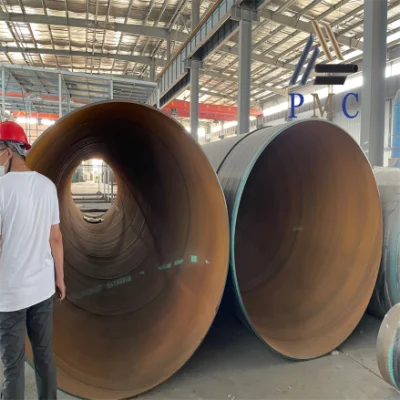 Q235B API 5L acciaio al carbonio grado B SCH standard SSAW Tubi in acciaio saldati a spirale e tubi per la trasmissione di acqua/gas/olio