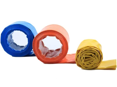 Litong fornitore PVC rete telone pieghevole rivestimento ignifugo anti-UV Tubo da giardino piatto