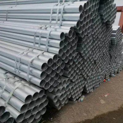 Materiale da costruzione DIP caldo ASTM A36 S235JR S355JR SS400 rettangolare Tubo quadrato lubrificato Gi zincato acciaio zincato