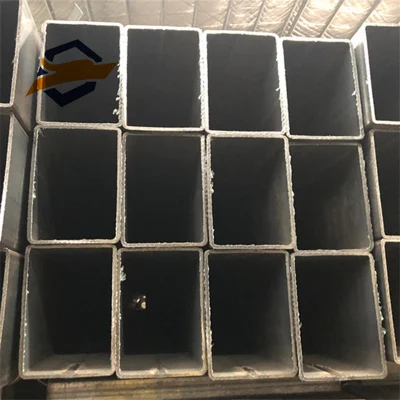 Cina Structural SHS/RHS Square/rettangolare acciaio dolce laminato a caldo/trafilato senza saldatura a freddo Tubo ERW saldato/S235JR Sch40 Sch80 Sezione cava ricotta nera Tubo