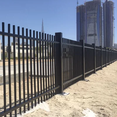 Modern Fancy alluminio profilo tubi quadrati recinzioni decorative Garden Powder Protezione rivestimento Fence alluminio
