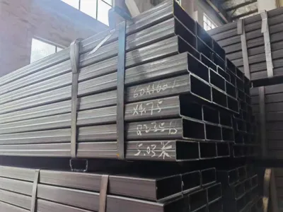 Prezzo di fabbrica 40X60 galvanizzato tubo rettangolare in metallo acciaio al carbonio strutturale Tubo quadrato
