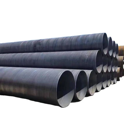 ASTM A106 A36 A53 acciaio al carbonio nero, saldato a spirale Rettangolo quadrato rotondo tubo SSAW Sawl API 5L CS ERW Tubo in acciaio saldato