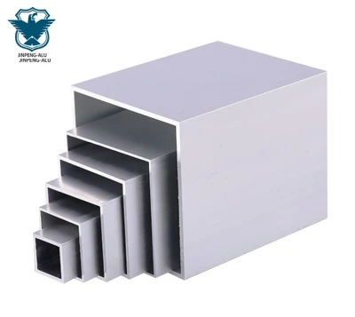 Alluminio Produttore-alluminio rettangolo Profilo tubo alluminio tubo profilato alluminio tubo rettangolare estruso