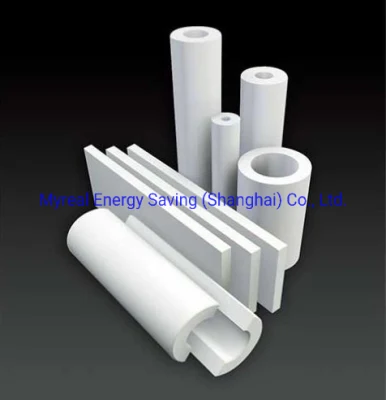 100% di amianto libero 650c 1050c diametro interno 18 mm silicato di calcio Tubo di isolamento termico per sezione tubi di calore in acciaio inox SS Coperchi