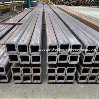 Liange ASTM A36 50X50 peso tubo in acciaio quadrato zincato quadrato Tubo SHS lato destro 40X80 Gi sezione cava quadrata rettangolare