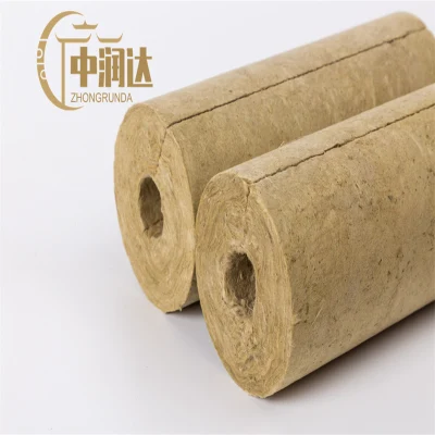 Tubo in acciaio rivestito in lana minerale ignifugo impermeabile