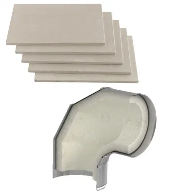100% di amianto libero 650c 1050c di diametro interno 18-400mm di calcio Tubo di isolamento termico in silicato per tubi termici in acciaio inox Coperture delle sezioni