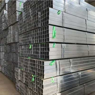 Fornitore cinese tubo cavo acciaio quadrato tubo nero galvanizzato tubo metallico