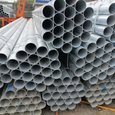 Materiale da costruzione DIP caldo ASTM A36 S235JR S355JR SS400 rettangolare Tubo quadrato lubrificato Gi zincato acciaio zincato