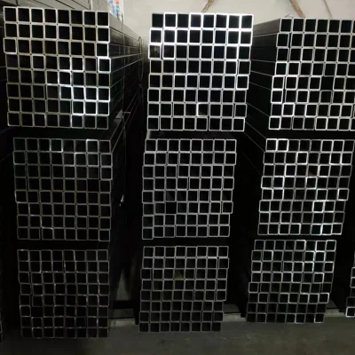 Alta qualità 25*25 ASTM A56 Mild Iron Black MS Square Tubo in acciaio per mobili