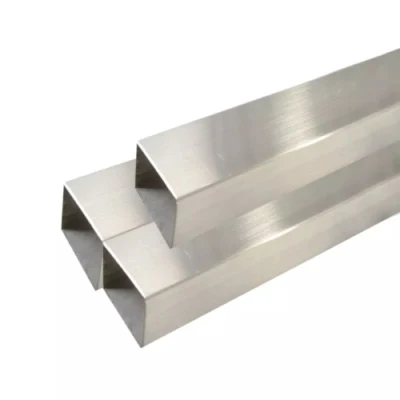 Prezzo di fabbrica 301 303 316 304 tubo Inconel 300 304L Tubo quadrato in acciaio inox inossidabile con alta qualità