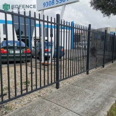 Dimensioni personalizzate acciaio decorazione tubolare recinzione Ornamental Industrial Garden composito Recinto garrison