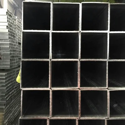 Alta qualità saldata carbonio Nero Prezzi strutturali ERW rettangolare cavo Sezione tubo quadrato MS