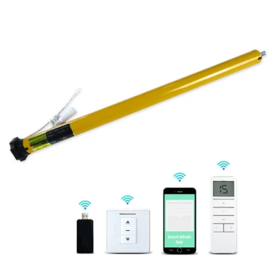 Batteria ricaricabile a-OK Smart Electric Blackout/Wireless/Zigbee/Automated/Google/Tuya/WiFi/ telecomando/finestra di controllo tendina tubolare Motore