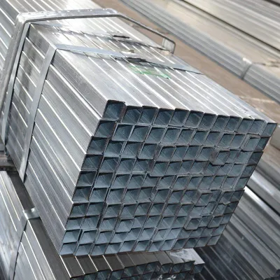 Rivestimento in zinco DIP caldo 40 g tubo in acciaio quadrato/rettangolare pre-galvanizzato
