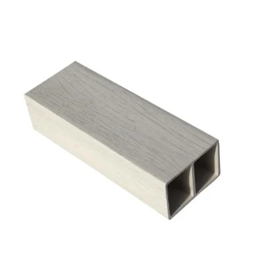Legno composito di plastica WPC quadrato impermeabile facile da installare Tubo
