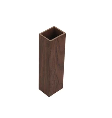 Legno composito di plastica WPC quadrato impermeabile facile da installare Tubo