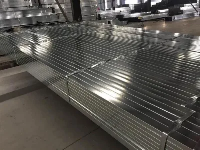 Produzione fornitura acciaio zincato GP sezione cava Gi tubo quadrato Tubo in acciaio quadrato pre-galvanizzato struttura in polvere rivestimento tubo in acciaio