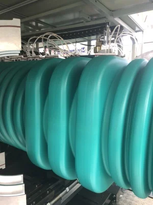 Zhongyuntech modello ZC-1800h HDPE plastica doppia parete quadrata/rettangolare/tubo corrugato di forma speciale Creazione della linea di estrusione/macchina