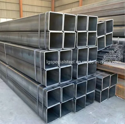 Liange ASTM A36 50X50 peso tubo in acciaio quadrato zincato quadrato Tubo SHS lato destro 40X80 Gi sezione cava quadrata rettangolare