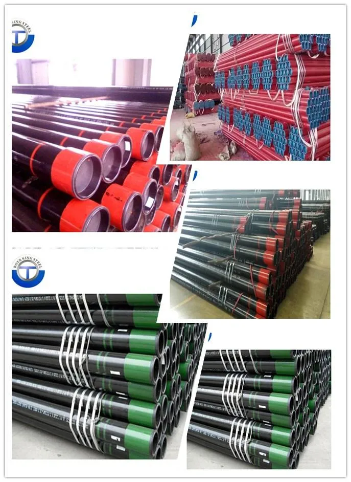 API 5CT K55 P110 N80 Oil Casing Pipe Sch40 R1 R2 Petroleum Tube Casing Drill Tube Pipe