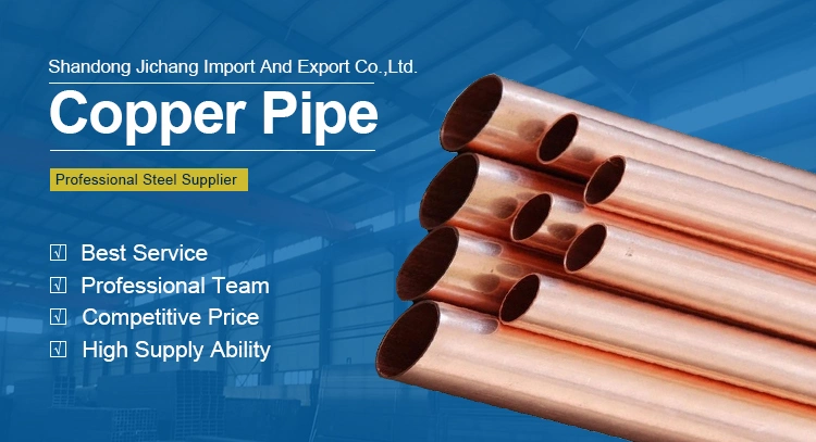 Small Diameter Straight 22mm 15mm Copper Alloy Bright Seamless Tube /Pipe/Piping/Tubing