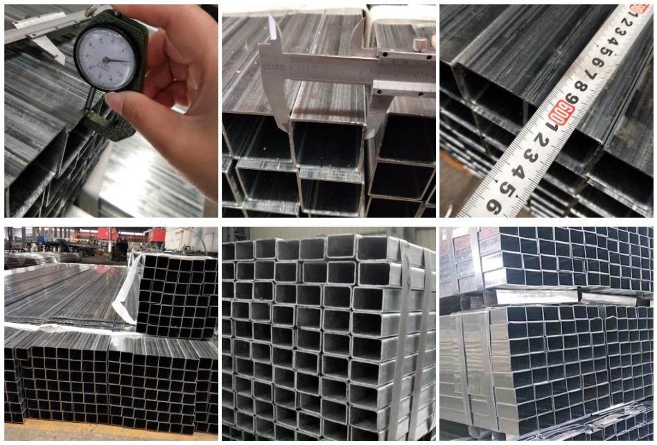 Ms Carbon Black Steel Pipe Metal Square Tube