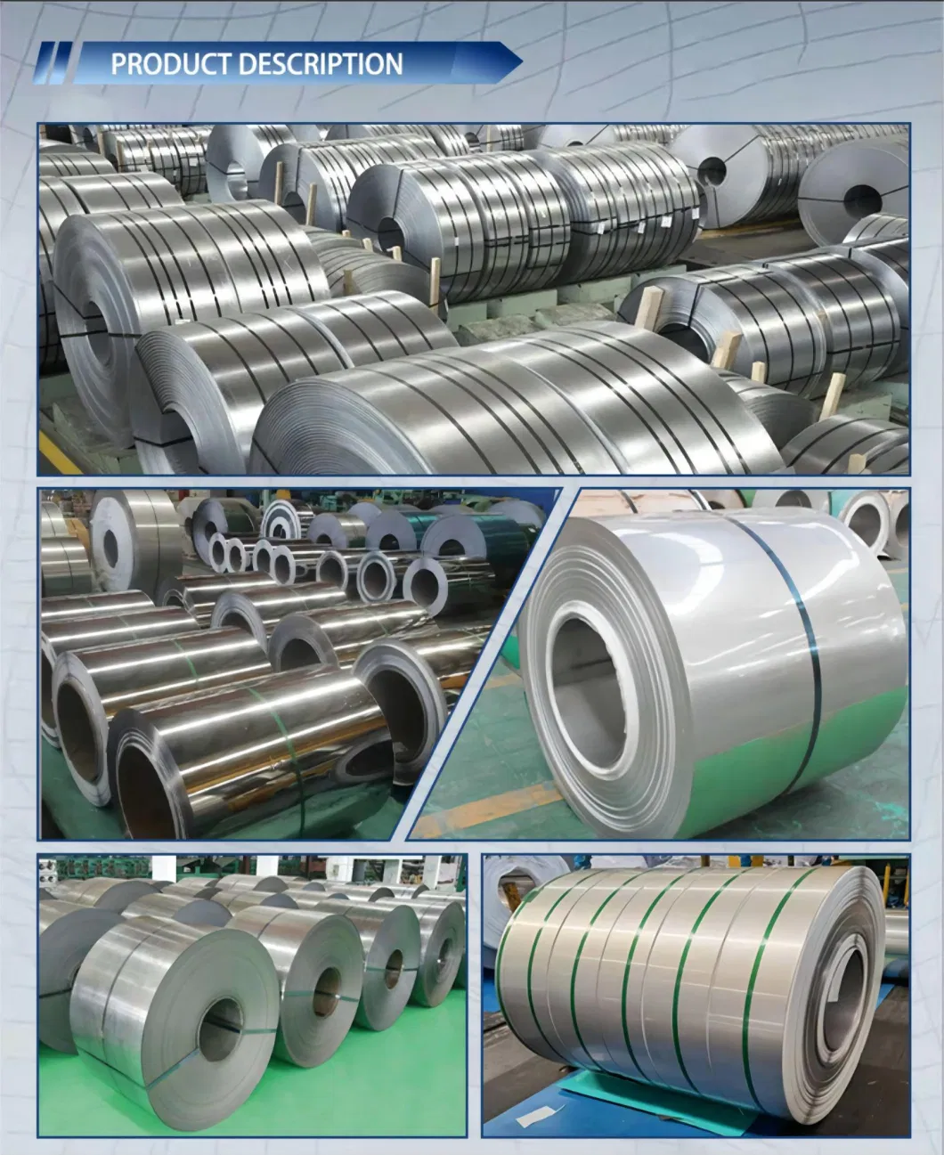 Factory Cold/Hot Rolled 200 300 400 600 900 Series Stainless Steel Sheets Plate Round Square Rectangle Tube Pipe Tubing Piping Tubes Coil Strip Bar Wire