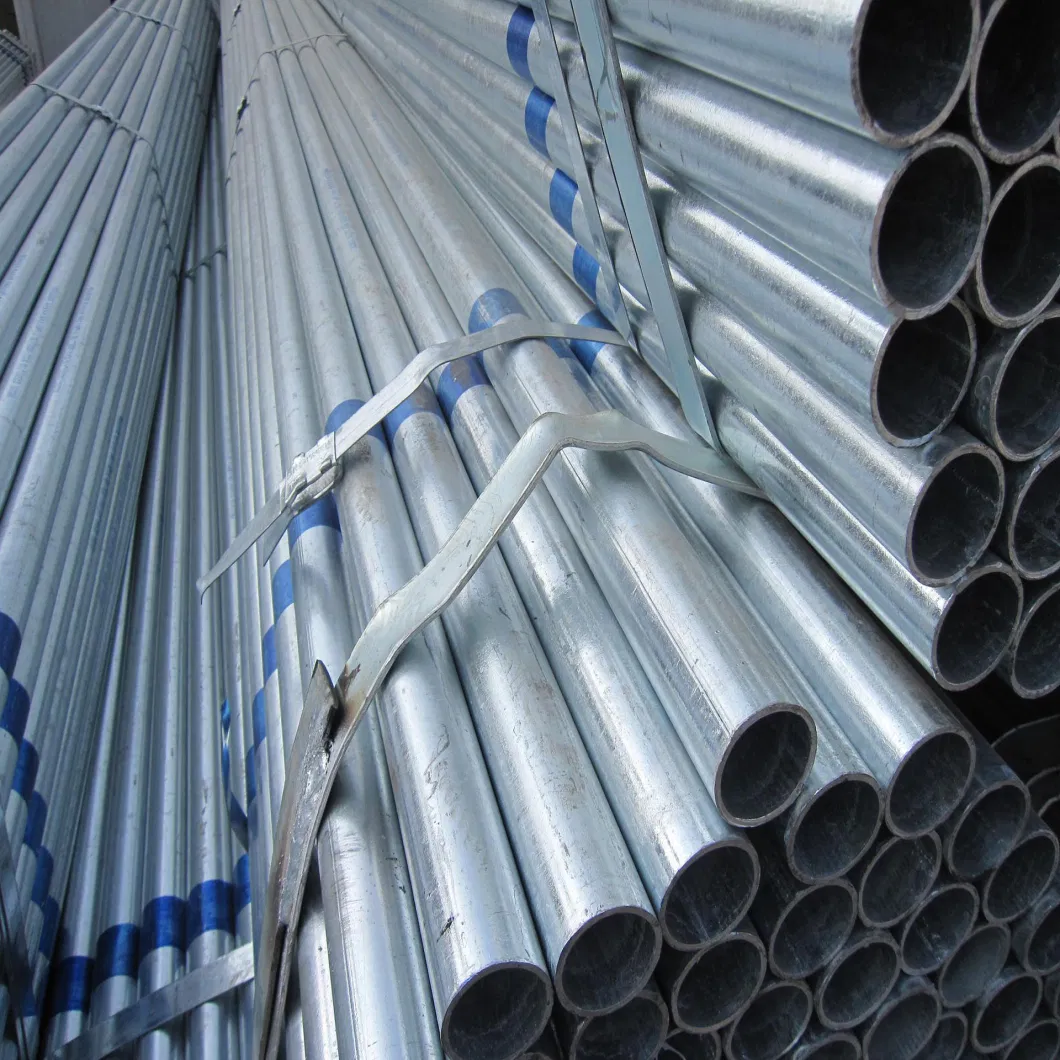 BS3059 En10083 Q195 Q235 Round Galvanized Steel Pipe DN40 DN50 Galvanized Structural Steel Tube for Industry