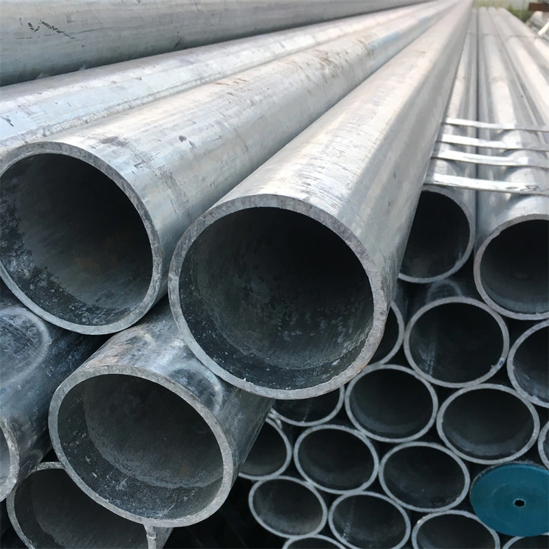 BS3059 En10083 Q195 Q235 Round Galvanized Steel Pipe DN40 DN50 Galvanized Structural Steel Tube for Industry