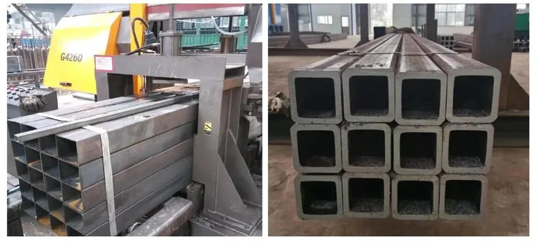 Q345 Hot Rolled Hollow Steel Pipe Carbon Steel Structural Pipe Middle Thickness Square Rectangular Carbon Steel Tube