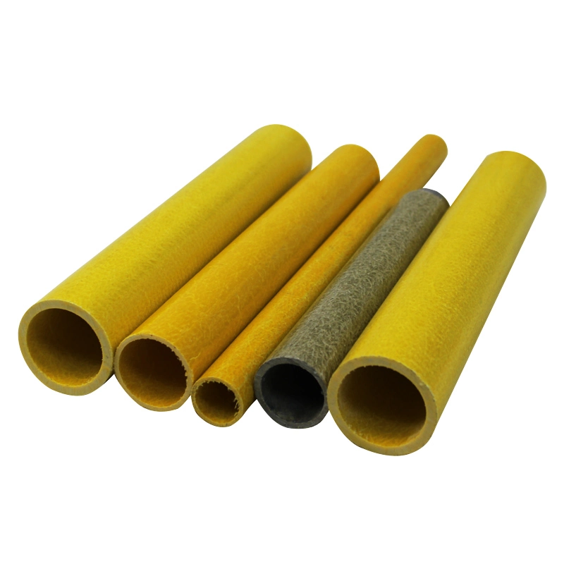 Structural Plastic Tube Pultruded Fiberglass Hollow Tubes Composite Plastic Round Tube