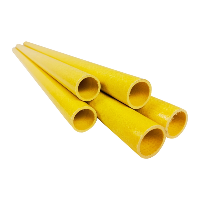 Structural Plastic Tube Pultruded Fiberglass Hollow Tubes Composite Plastic Round Tube