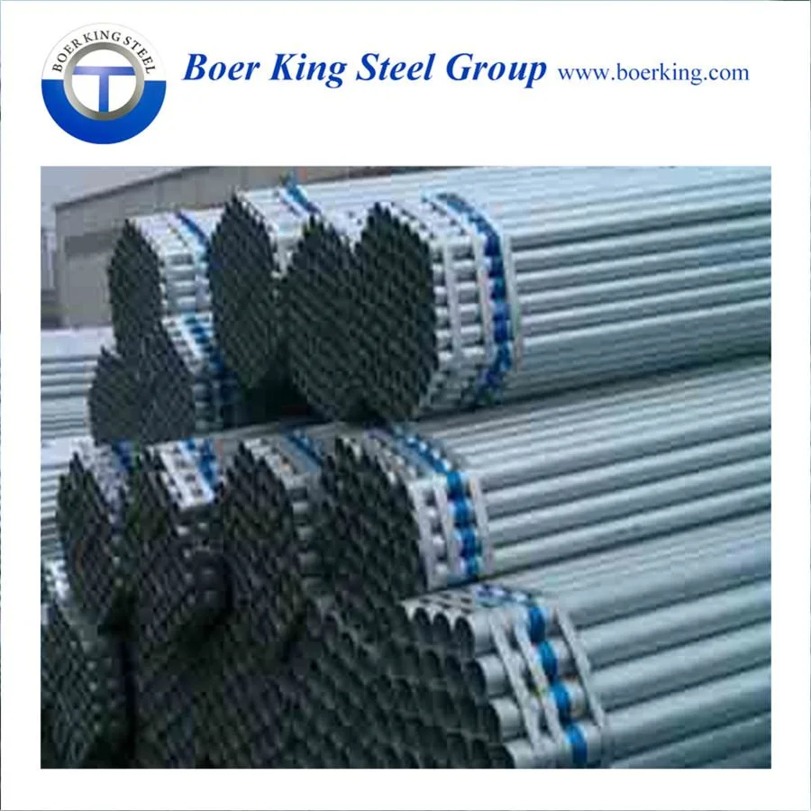 BS3059 En10083 Q195 Q235 Round Galvanized Steel Pipe DN40 DN50 Galvanized Structural Steel Tube for Industry