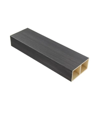 Wood Plastic Grilles Materials Square Hole WPC Tubes for Wall and Ceiling Outdoor Indoor