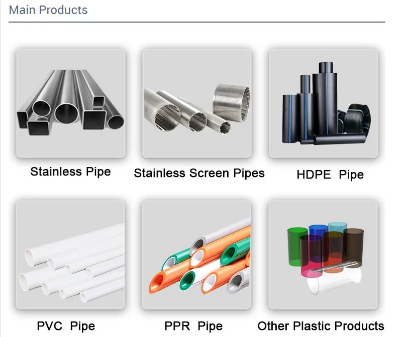 PVC Hard Tube Fire Resistant PVC Pipes Electrical Conduit for Wire Protection