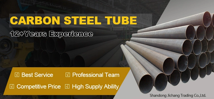 40X40mm 6m 12m Length Black Iron Square Tube Steel Pipe for Construction