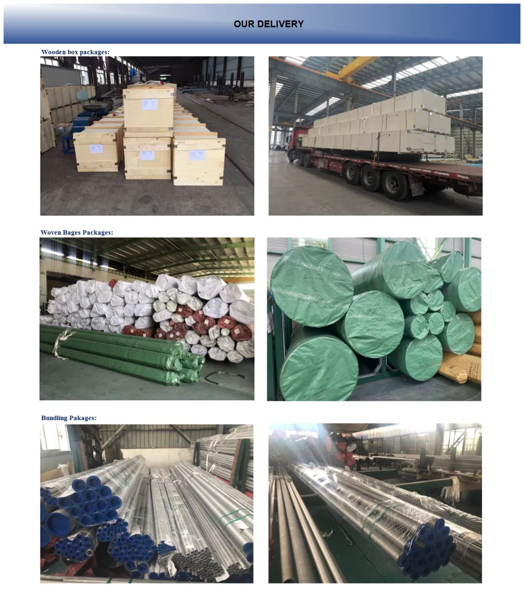 ASTM Round/Square/Rectangular Ss 201 304/304L 316/316L 310S 309S 409 904 430 6061 Brushed/Mirror Polished Seamless/Welded Stainless Steel Tube Pipe Price