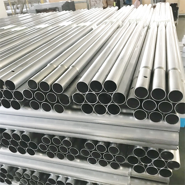 Aluminium Alloy Hollow Pipe Extruded Profile Square Aluminum Tube