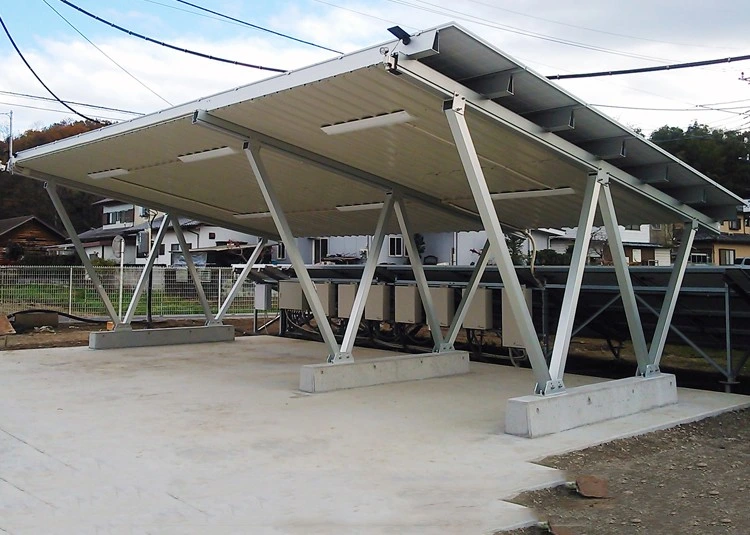 Carport Solar Carports Mit Photovoltaik Car Park Canopies