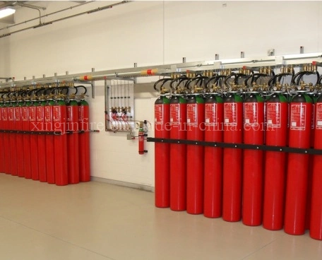 Ig100 &le; 95% Nitrogen Fire Suppression Device Pipe Network Type Red