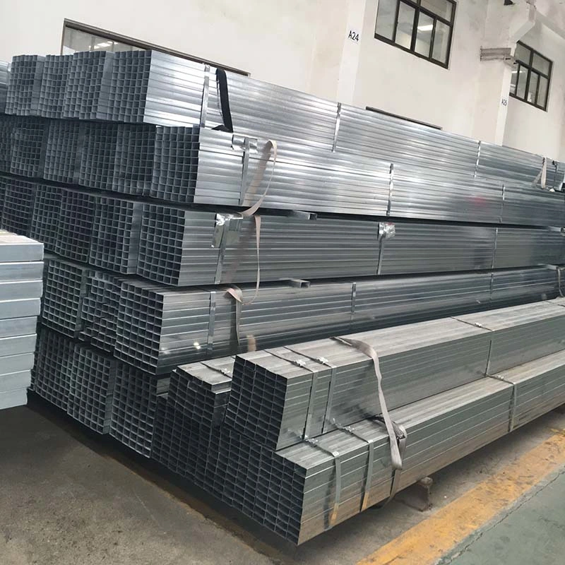 Rectangular Pipe Cold Rolled Pre Galvanized Welded Square Tube