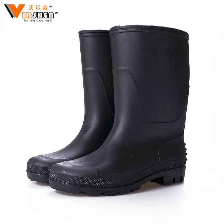 Safety PVC Yellow Working Gumboots Garden Water Boots