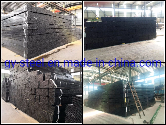 Black Welded Square Steel Pipe Hollow Section for Construction
